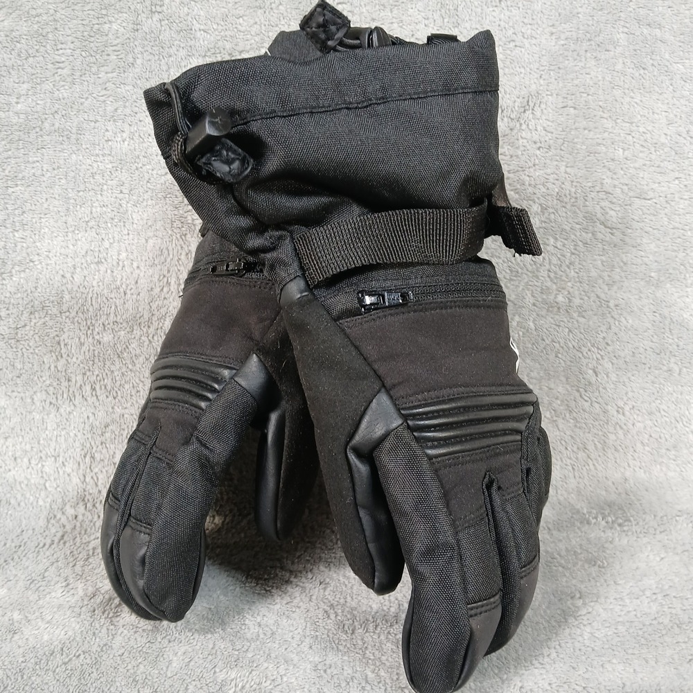 REI Co-op Snow Gloves Kids Medium 10-12 Black Insulated
